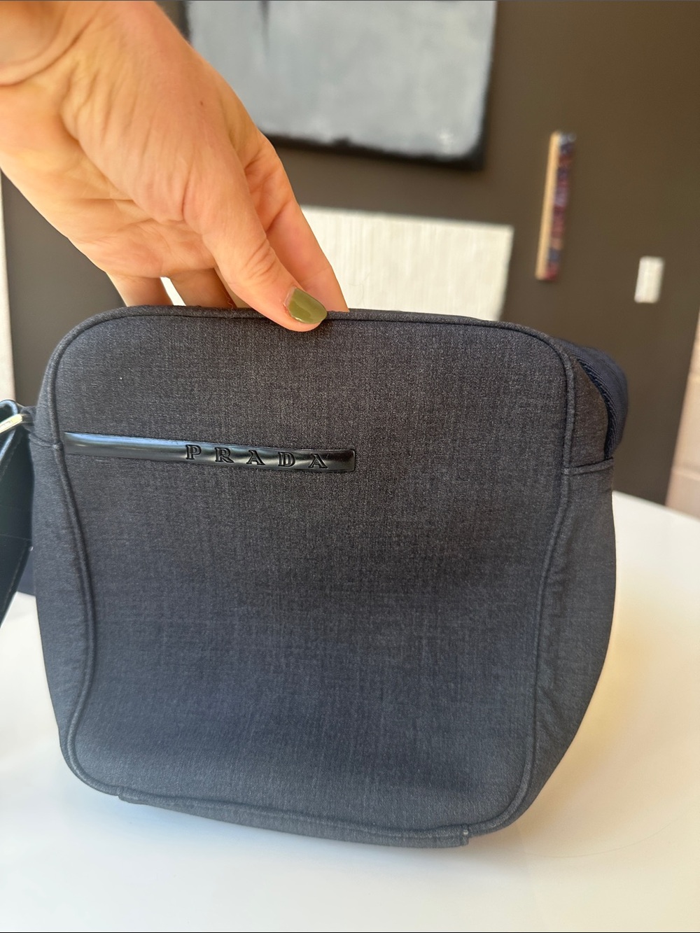 Prada Neoprene Crossbody Shoulder Bag - Picture 7 of 12
